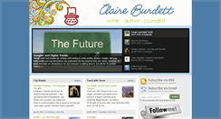 Desktop Screenshot of claireburdett.com